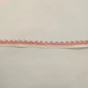 1/2" Pink Picot Trim