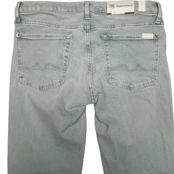 7 For All Mankind Origional Boot Cut Jeans Size 28 NWT