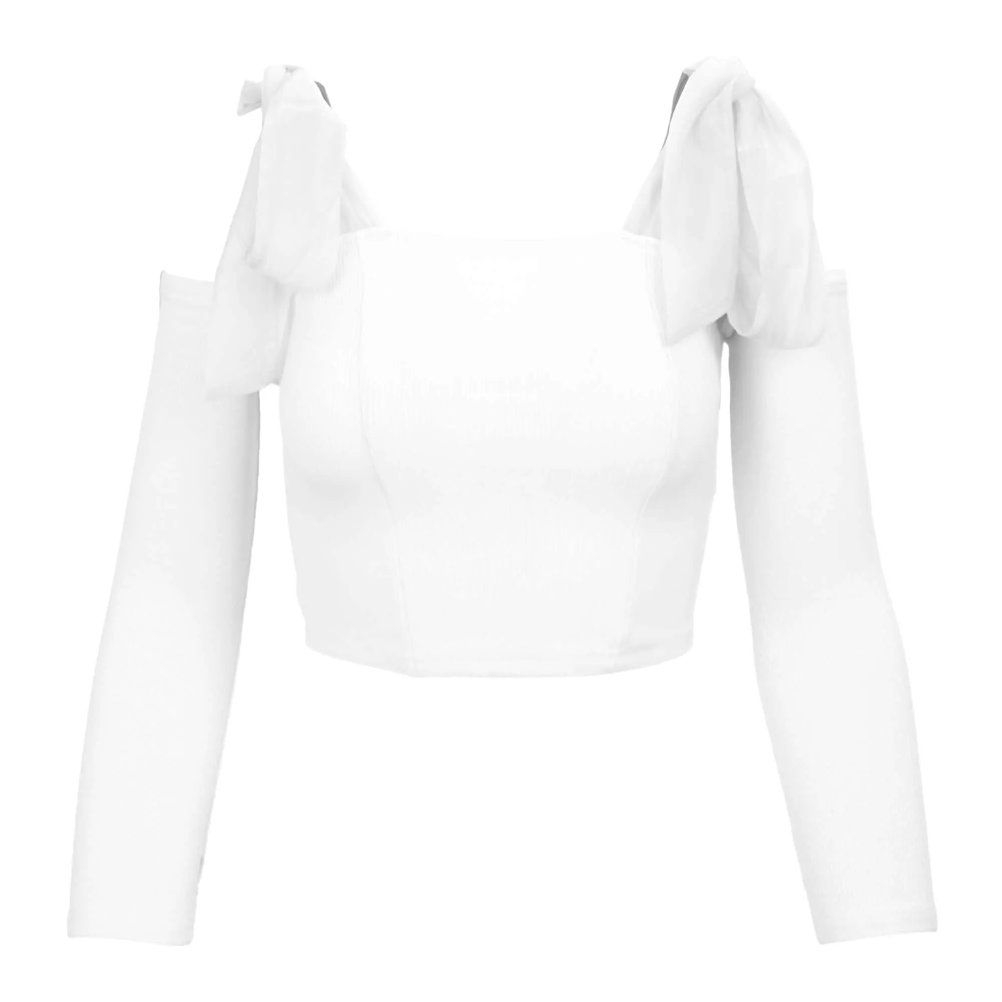 Adjustable Shoulder Top with Separate Sleeves