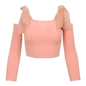 Adjustable Shoulder Top with Separate Sleeves