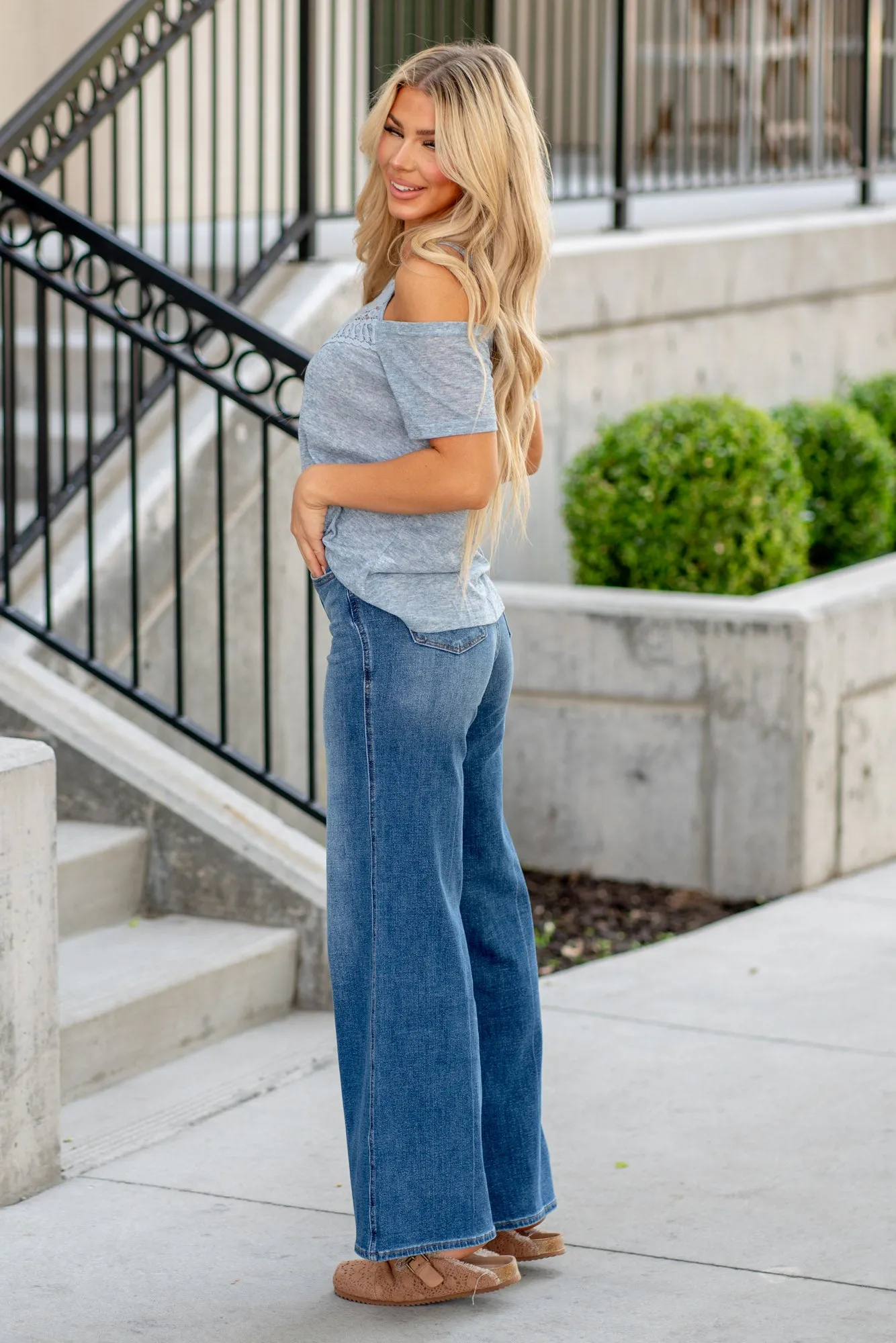 Awe High Rise Trouser Wide Leg