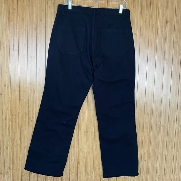 Bliss and Mischief Wide Leg Raw Hem Jeans