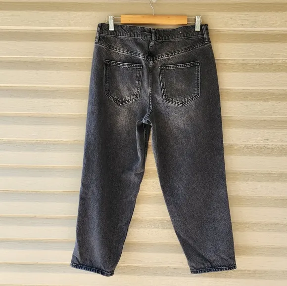 Boden black washed boyfriend jeans