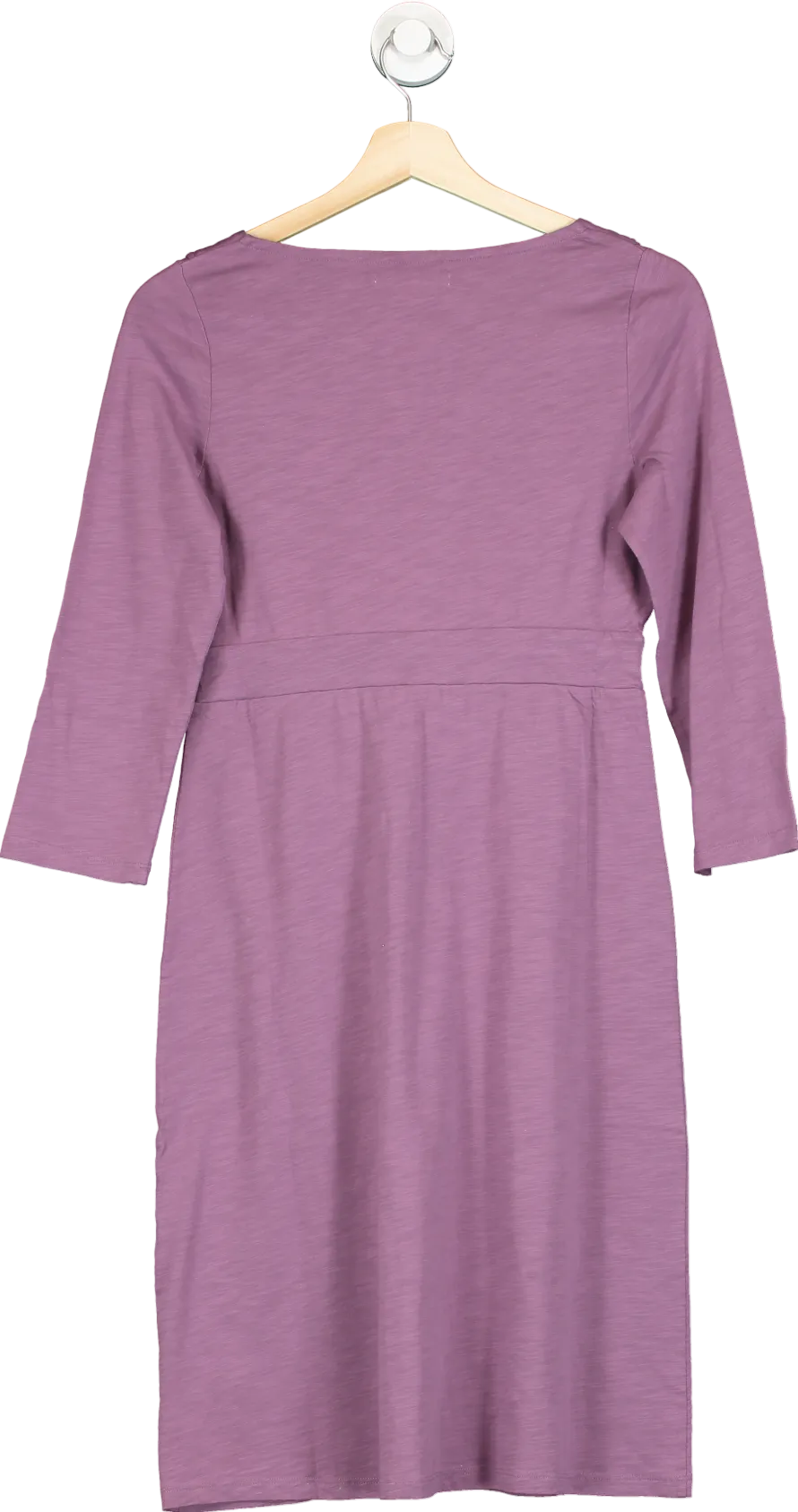 Boden Purple Notch Neck Jersey Shift Dress UK 8R