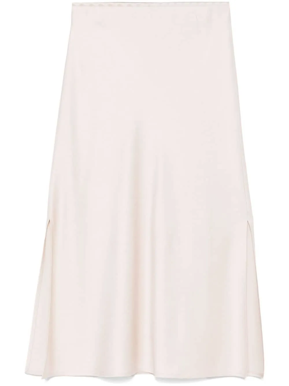 BRUNELLO CUCINELLI High-Waisted Satin A-Line Skirt