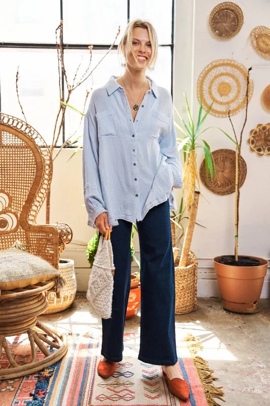 Button down Top