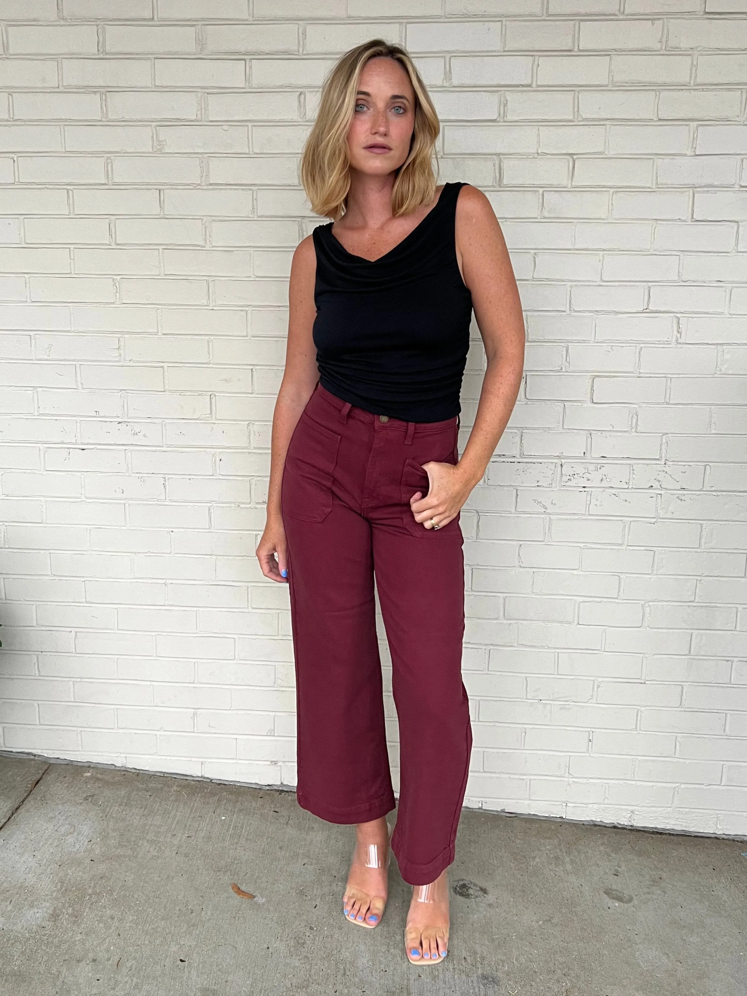 Carter Utility Wide Leg Jeans