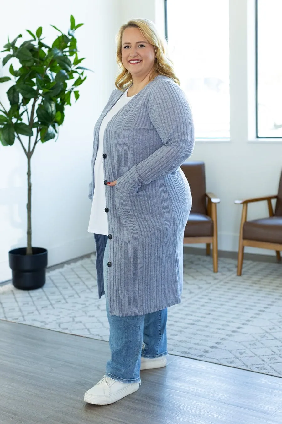 Colbie Ribbed Knit Lightweight Duster (4 colors!)