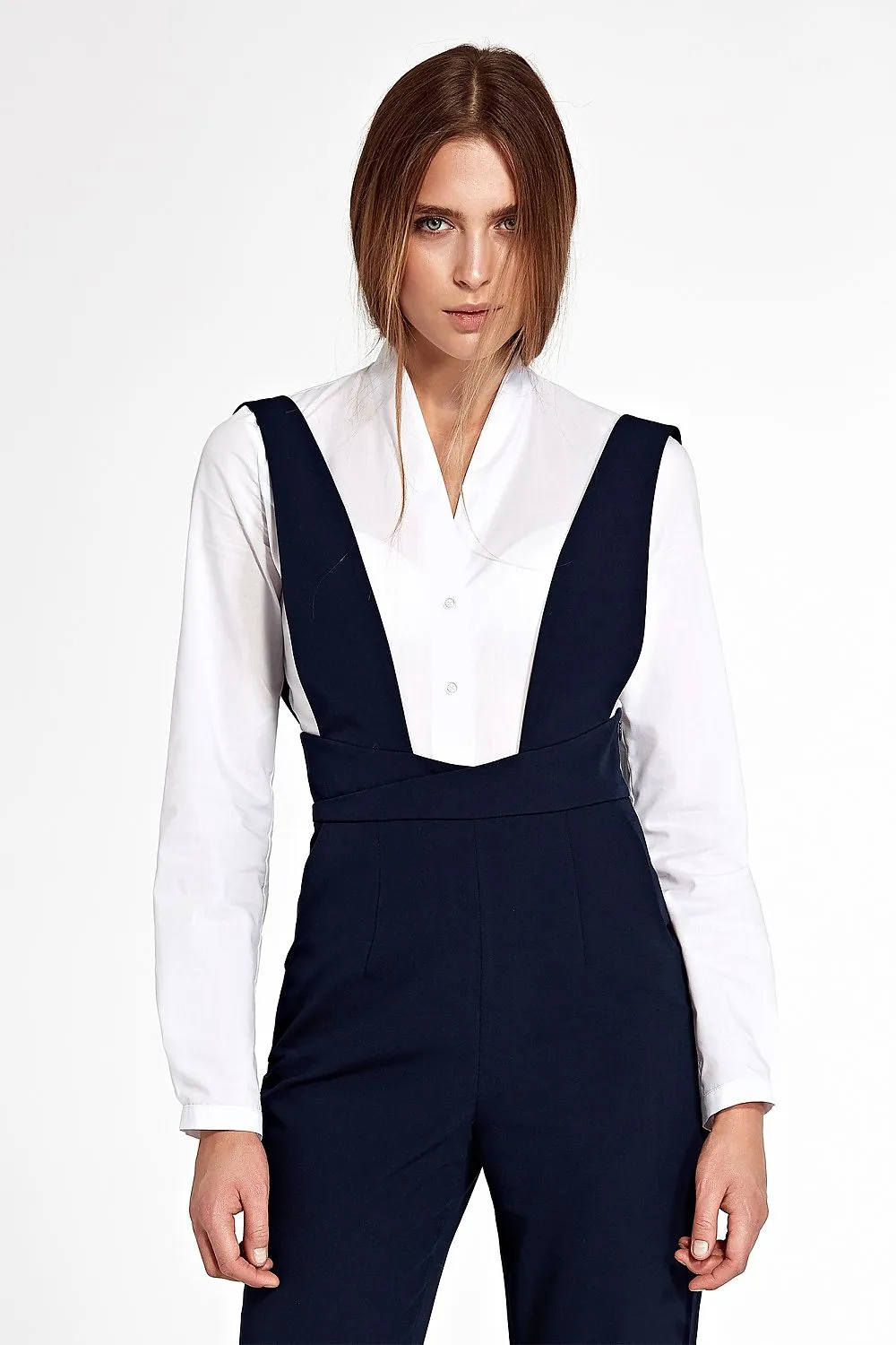 Collarless Long Sleeve Bodysuit