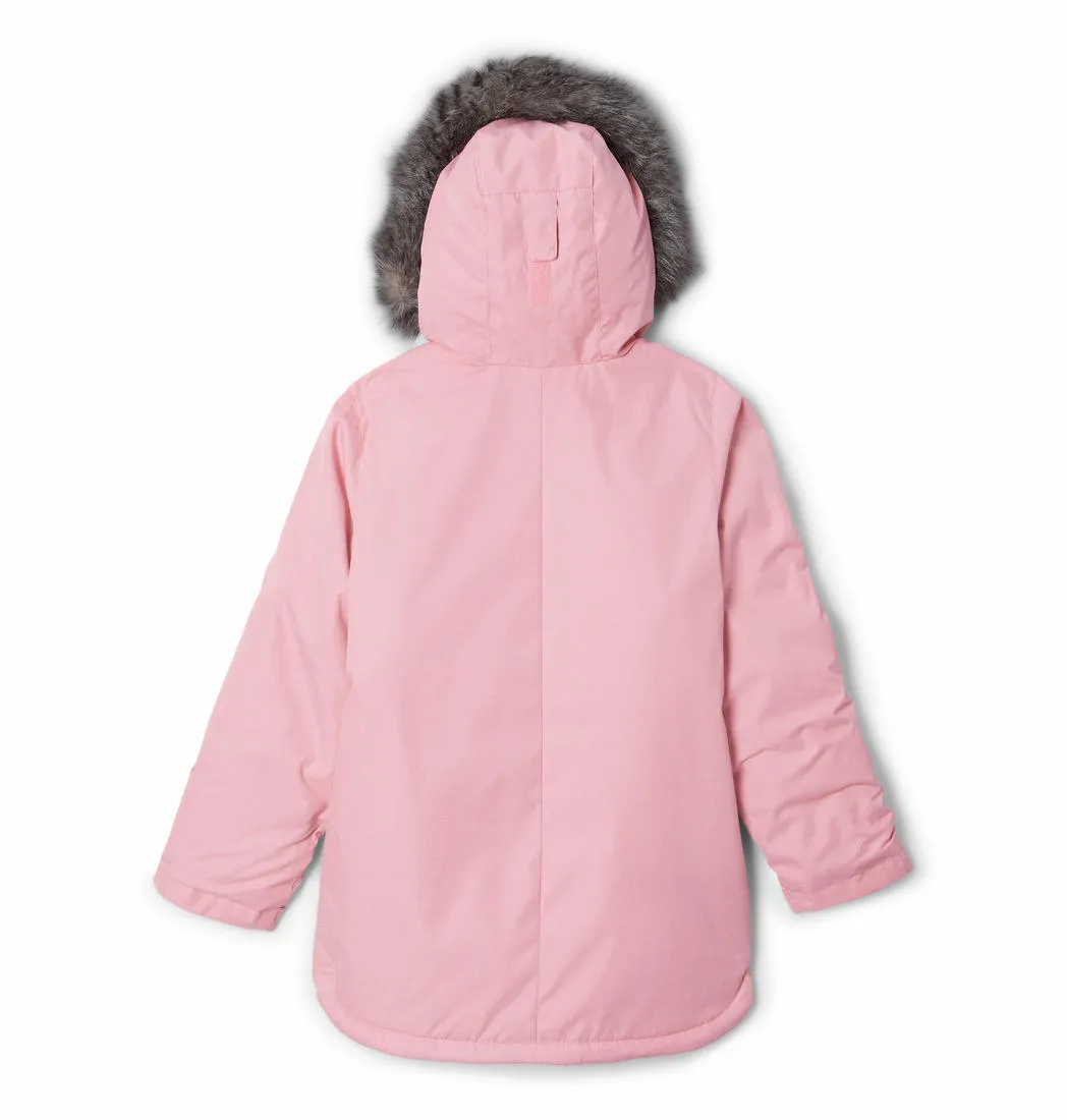 Columbia Kids Girls Pink Suttle Mountain Long Insulated Jacket