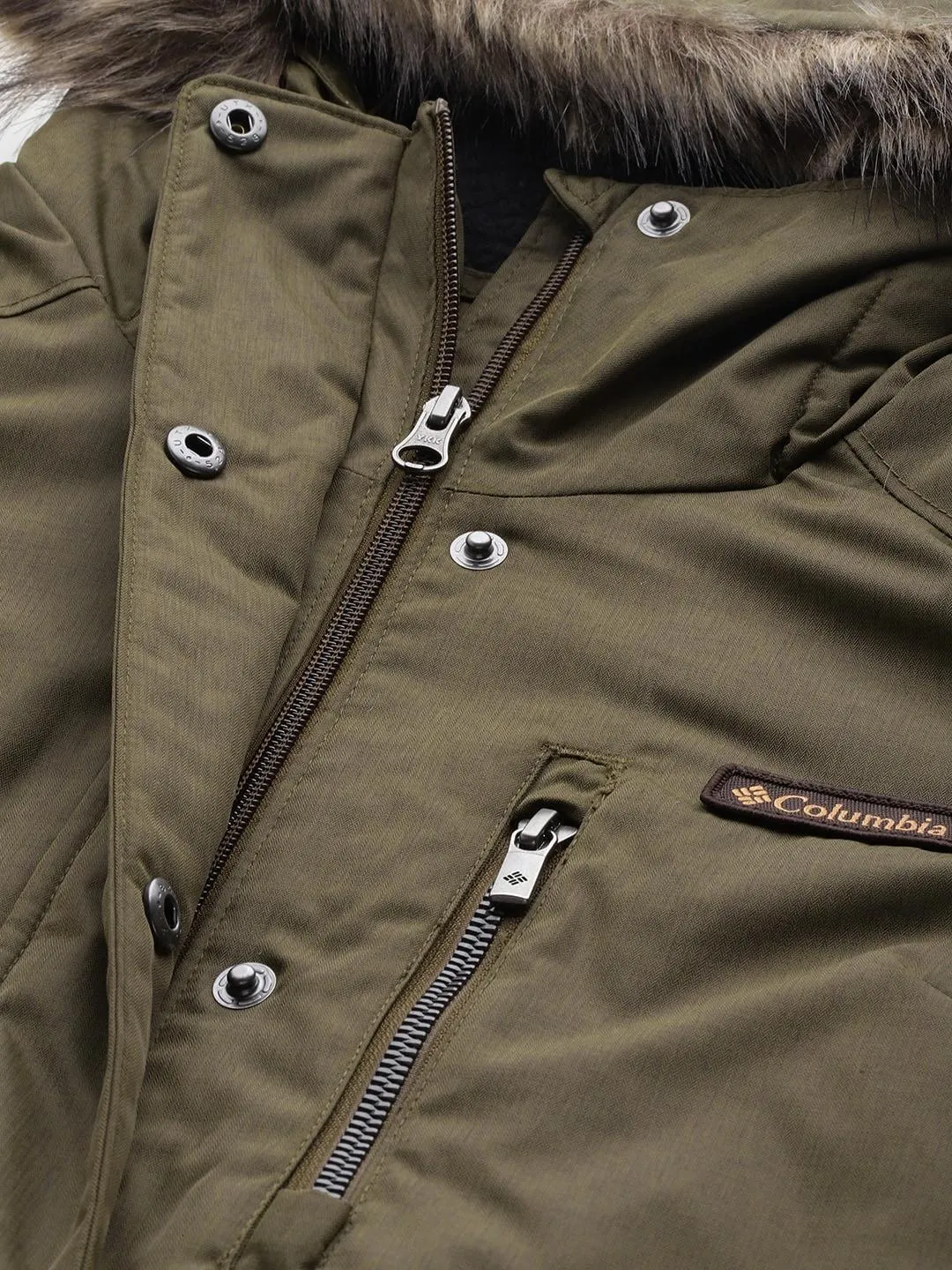 Columbia Women Olive Suttle Mountain Long Insulated Jacket