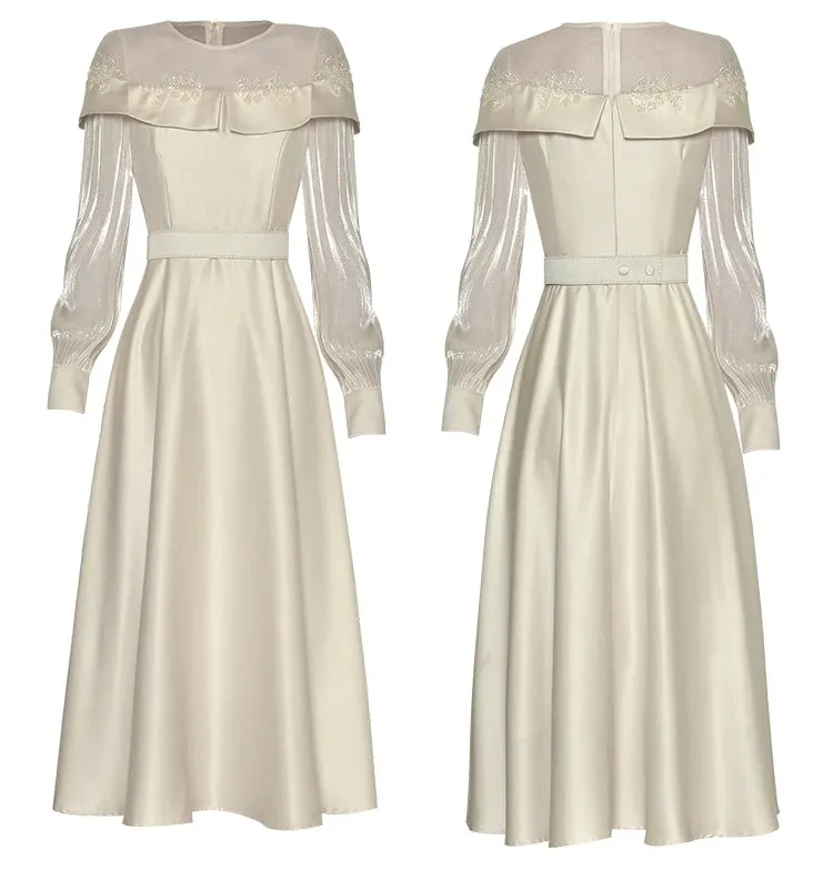 Dove  Princess Style Midi Dress