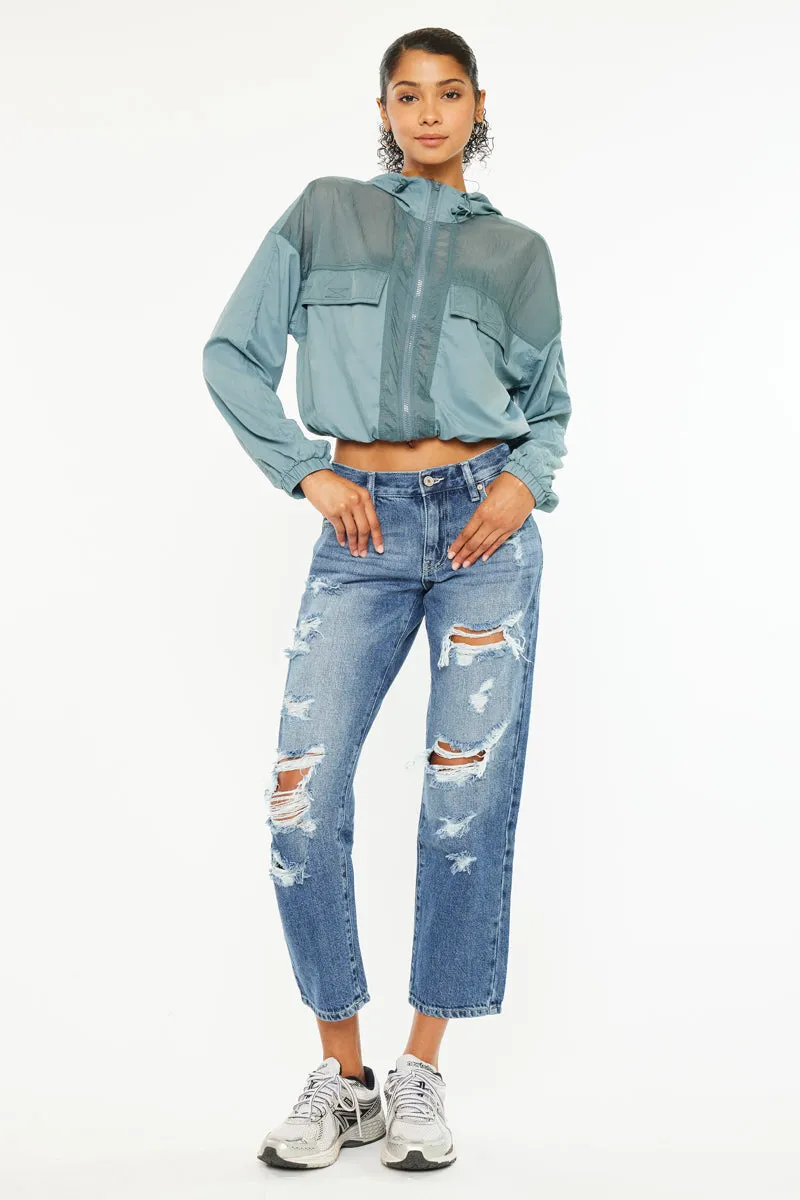 Effy Mid Rise Boyfriend Jeans