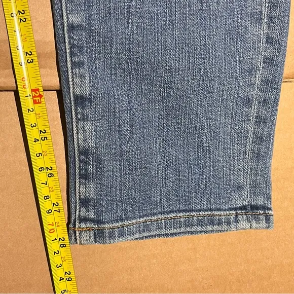 Eileen Fisher Boyfriend Straight Leg Jeans - Women's Size 8 - Blue