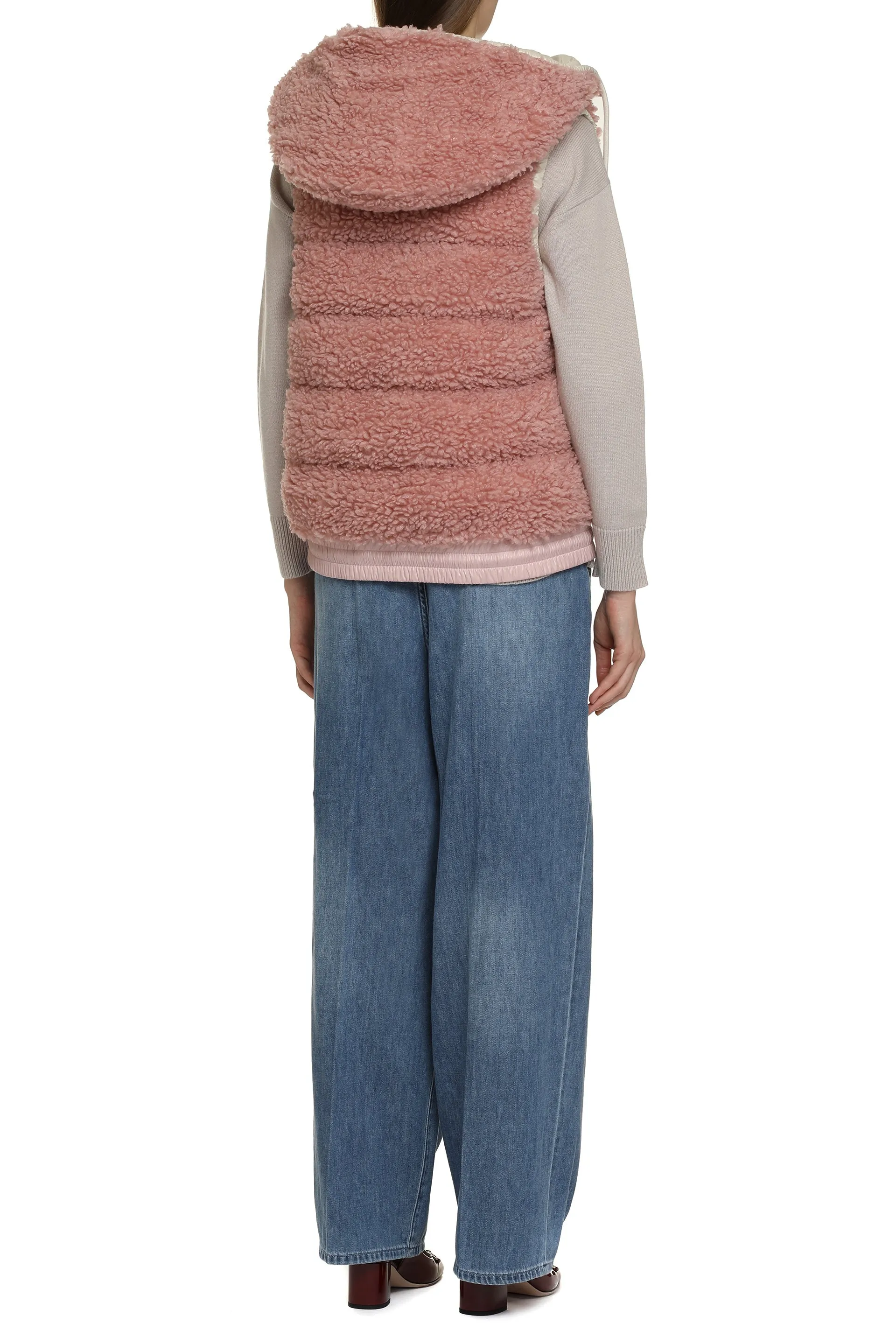 Faux fur waistcoat