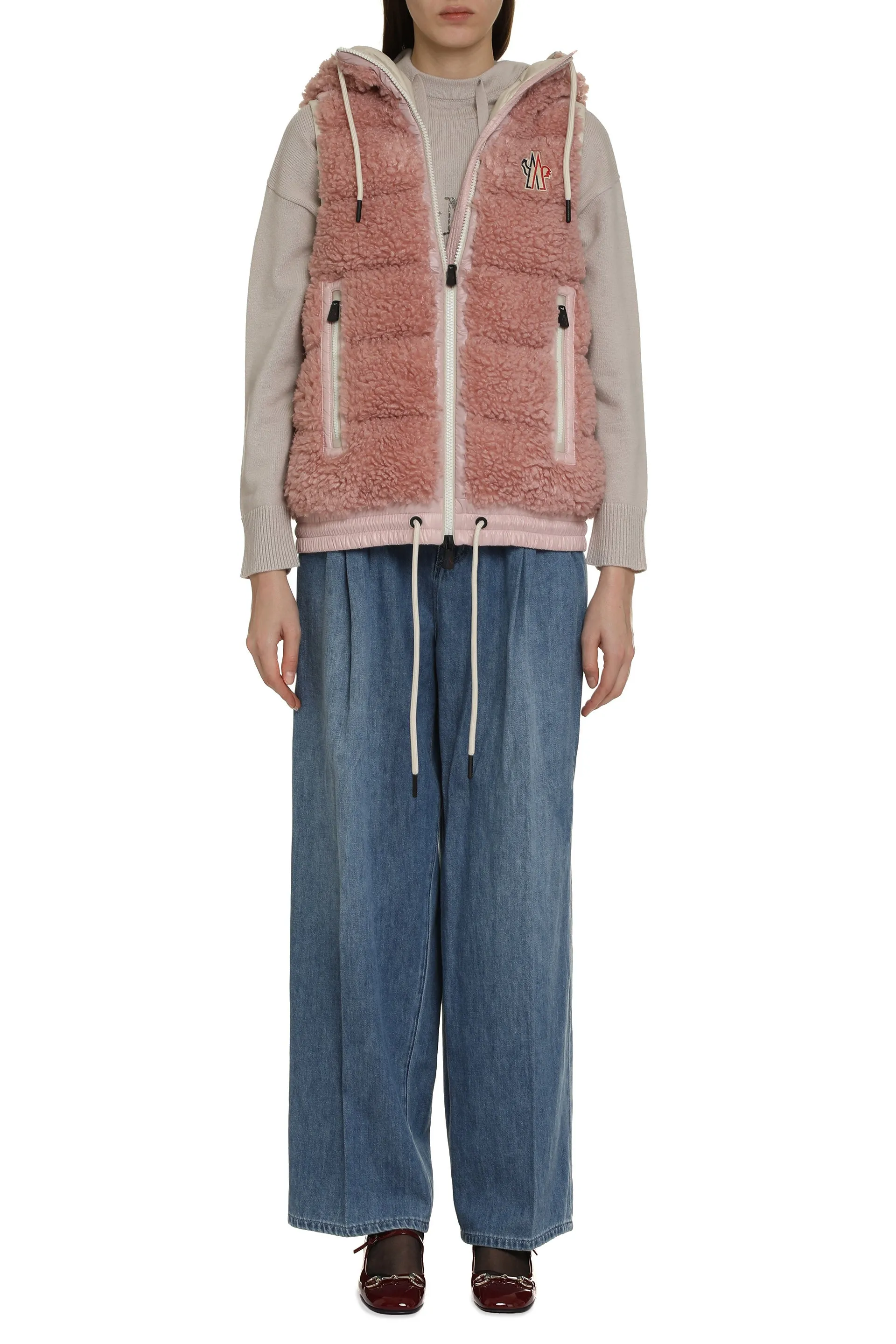 Faux fur waistcoat