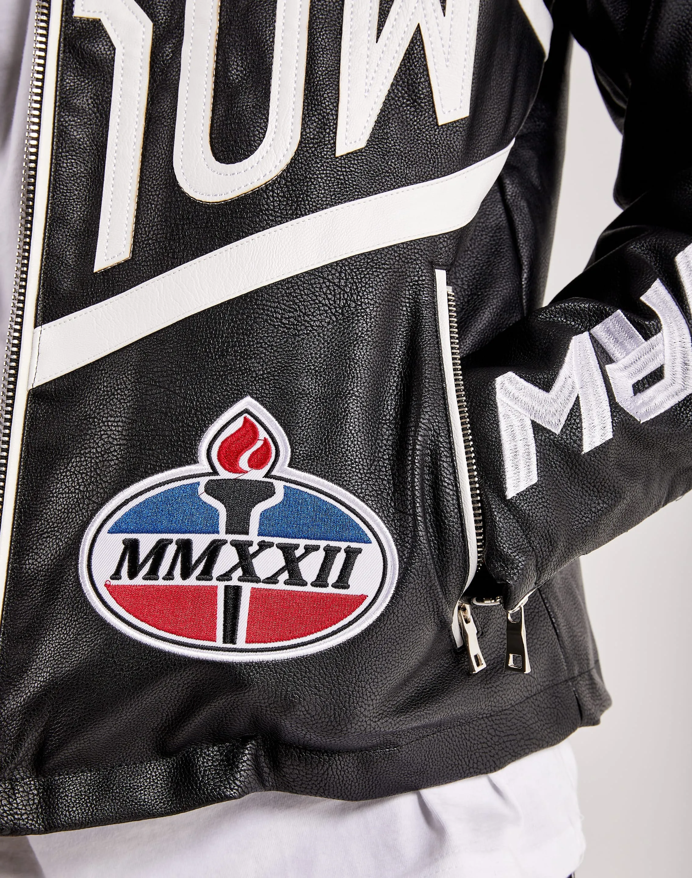 First Row Racing Moto Leather Jacket