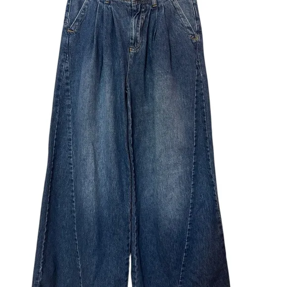 Free People Equinox Wide Leg Trouser JeansSize 24