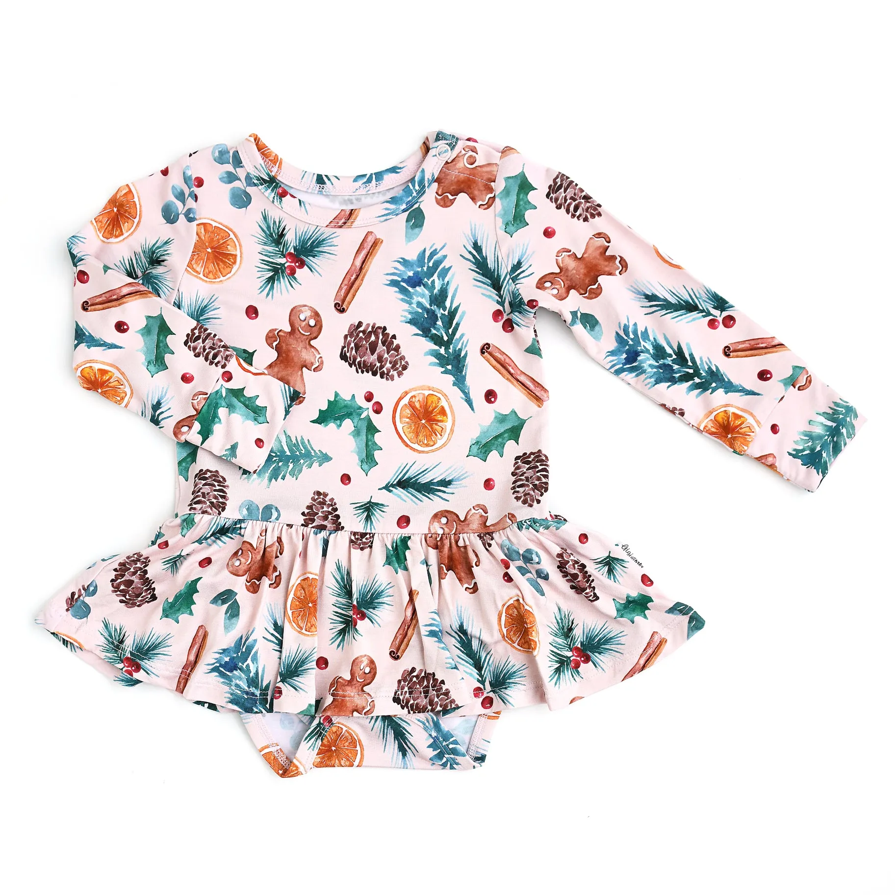 Gigi and Max Ginger L/S Tutu Bodysuit