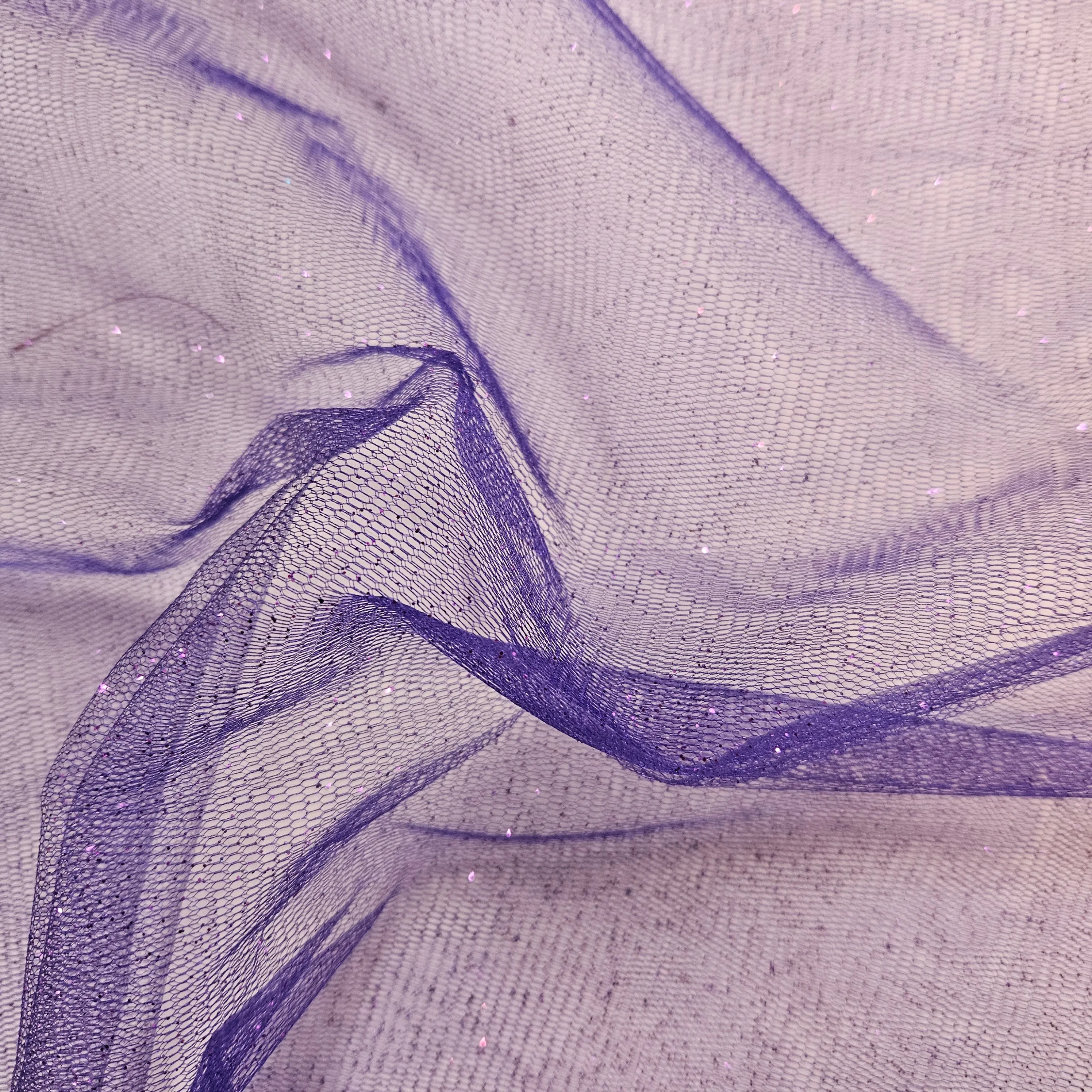 Glittery Purple Tulle