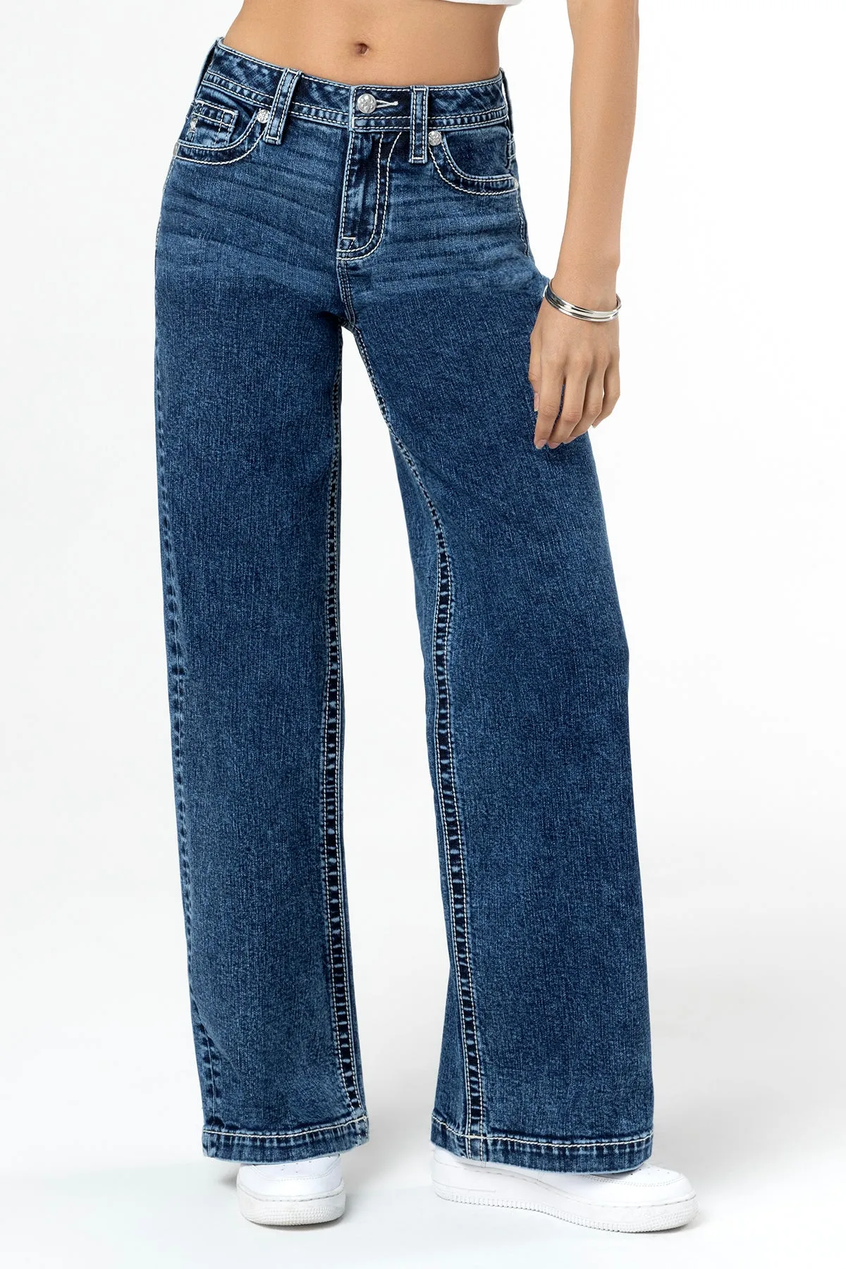 Going Rouge Wide Leg Jeans
