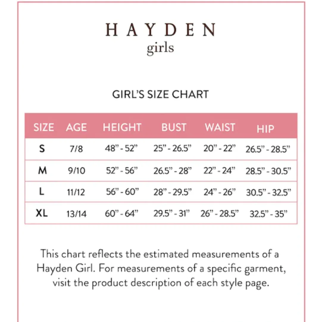 Hayden Girls High Waist Denim Skirt