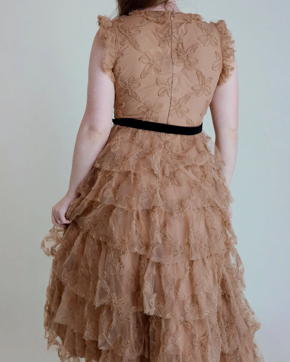 Isabella Mesh Tiered Dress