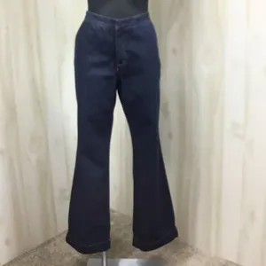 IZOD High Waist Dark Wash Flare Leg Bell Bottom Style Jeans Size 12