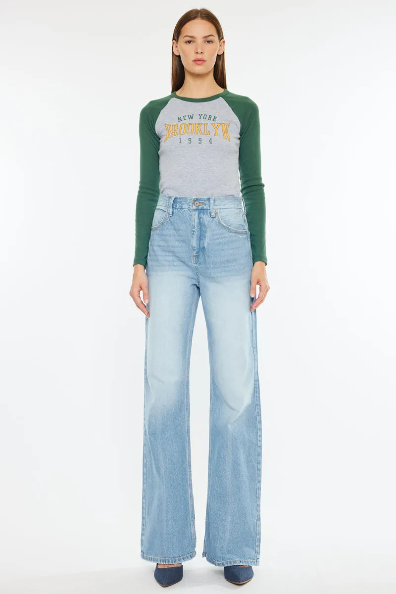 Janna High Rise 90's Flare Jeans