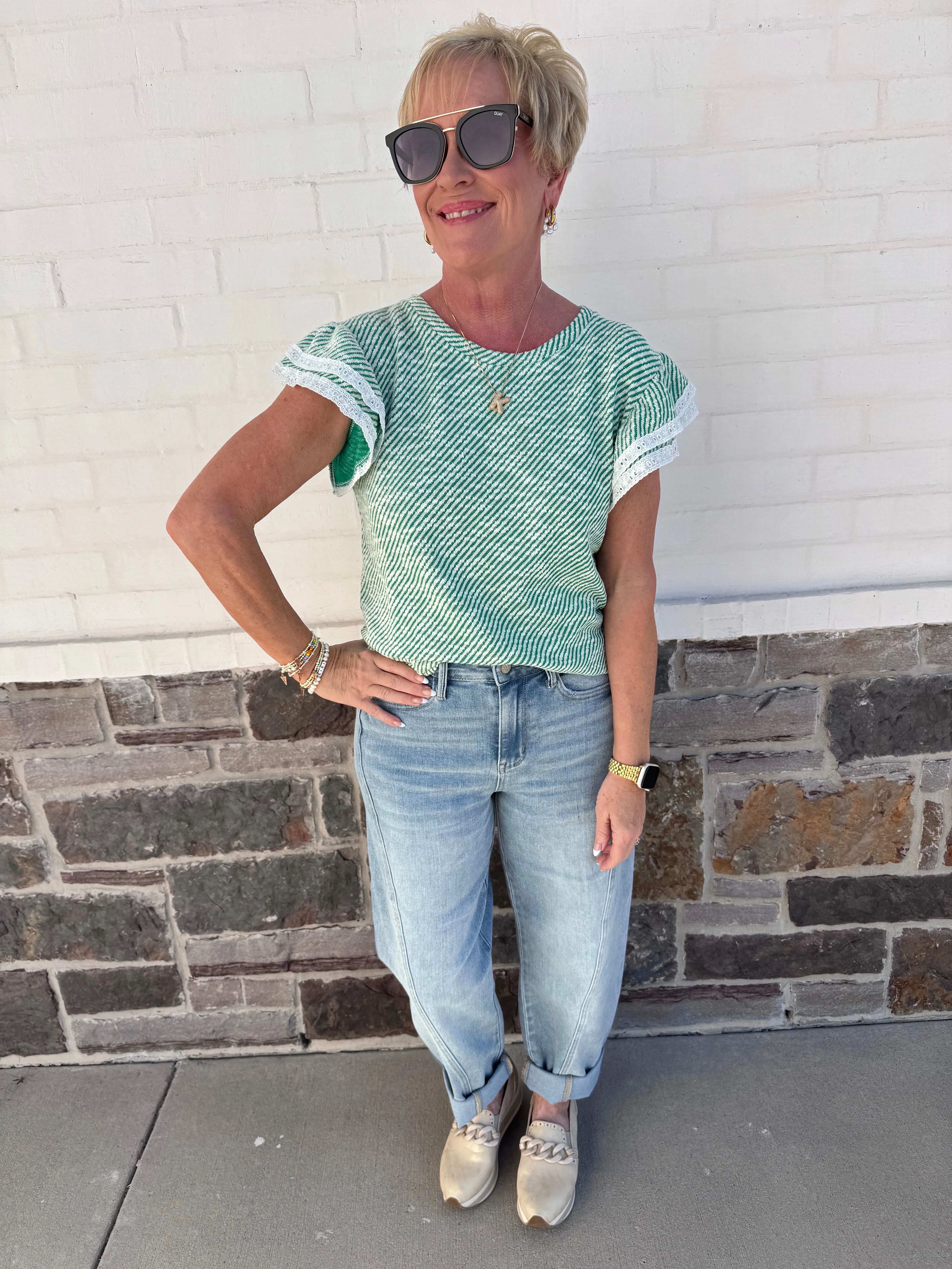 Judy Blue: Barrel Leg Jeans