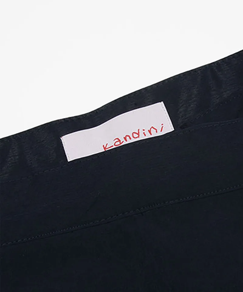KANDINI Windflow Wrap Skirt - Navy