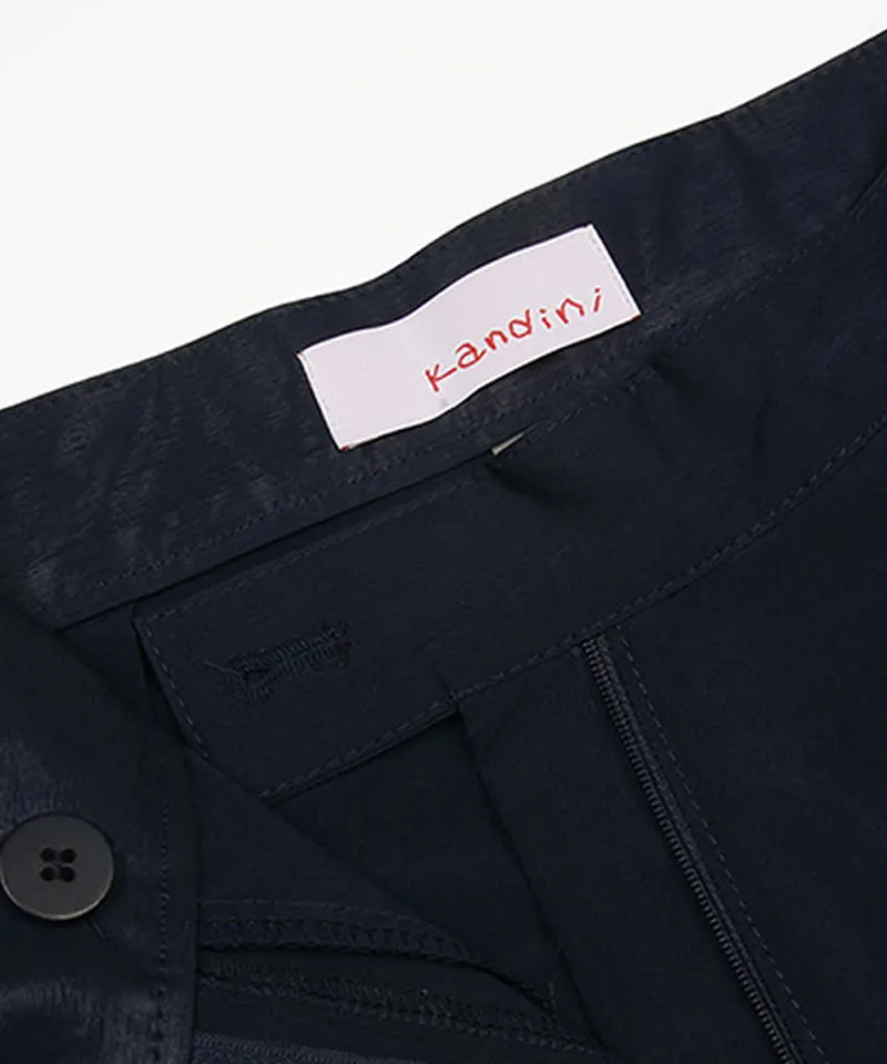 KANDINI Windflow Wrap Skirt - Navy