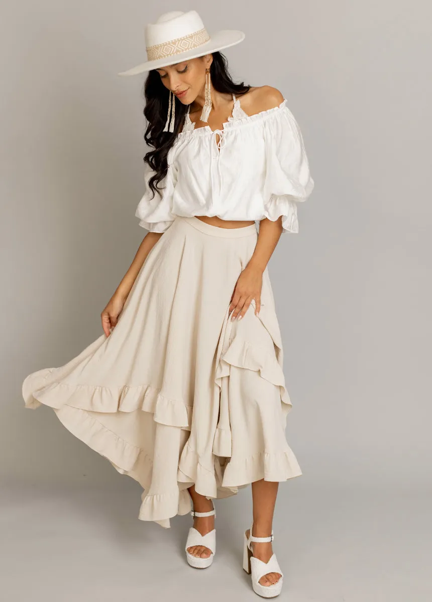 Kerra Top in Cream