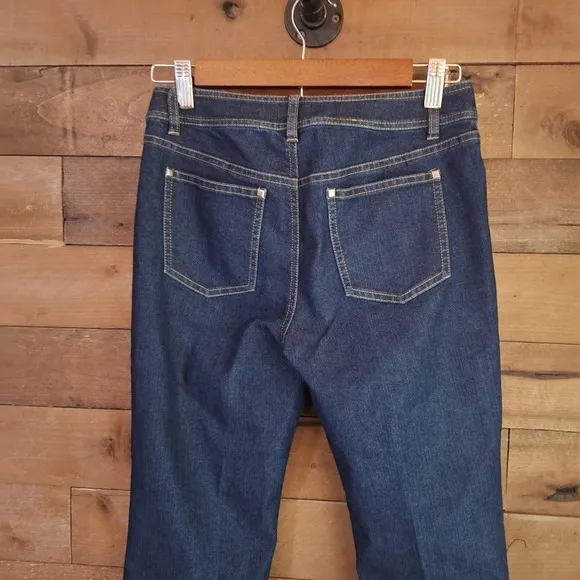 LAFAYETTE 148 NWOT Wide Leg Blue jeans Size 0 Petite