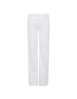 L'agence Alicent Wide Leg Jeans in Blanc