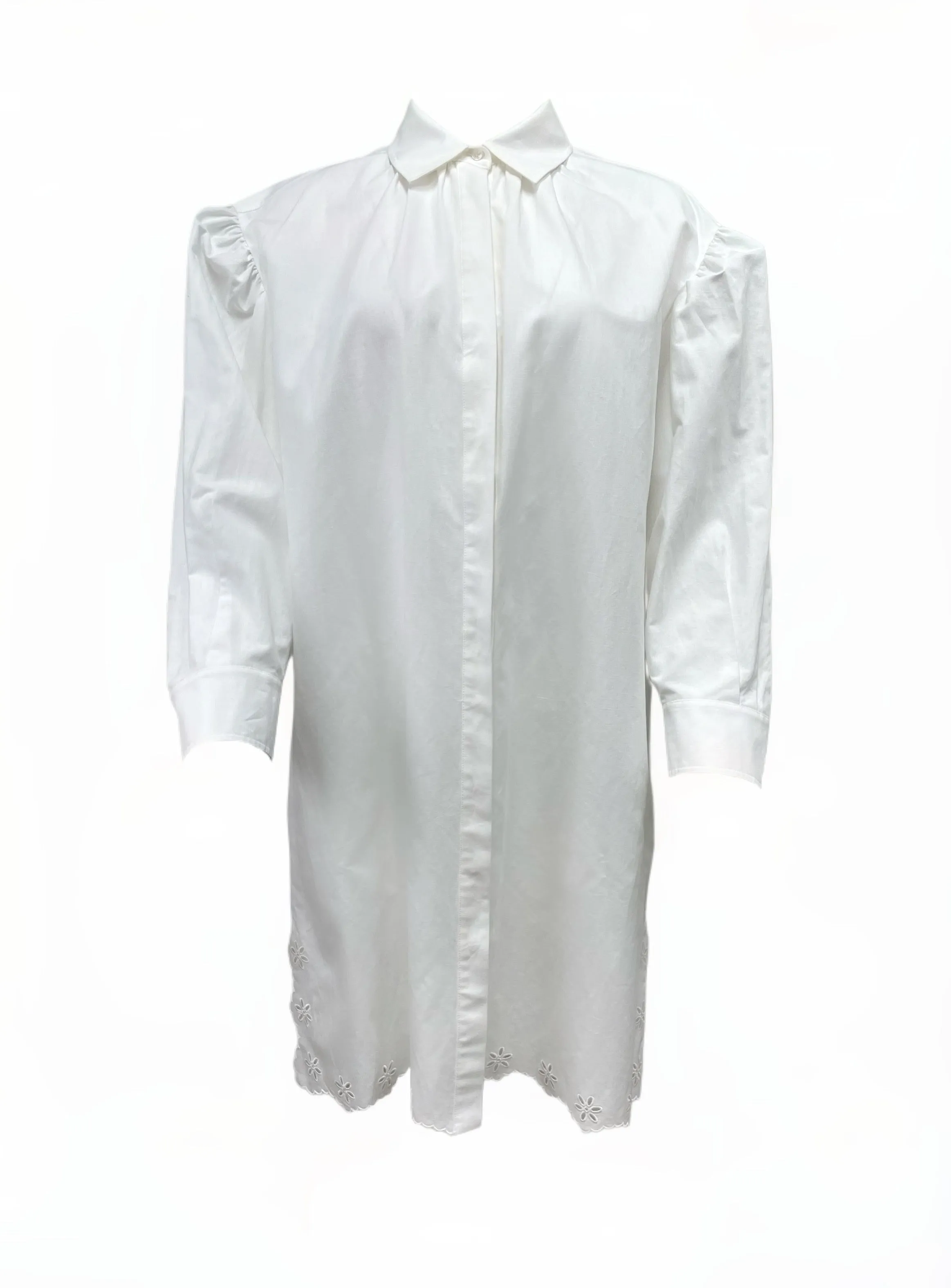 Max Mara Women's White Corinto Summer Midi Dress NWT
