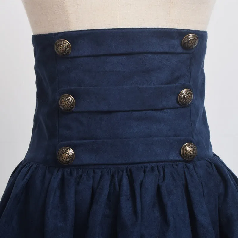 Medieval Steampunk maxi skirt