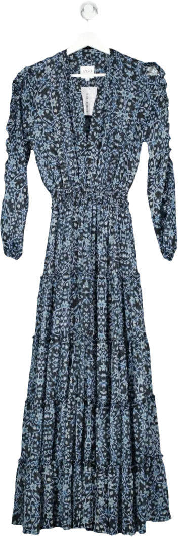 MISA Los Angeles Blue Hadeya Dress UK XS