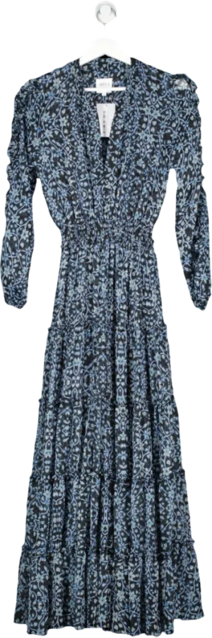 MISA Los Angeles Blue Hadeya Dress UK XS