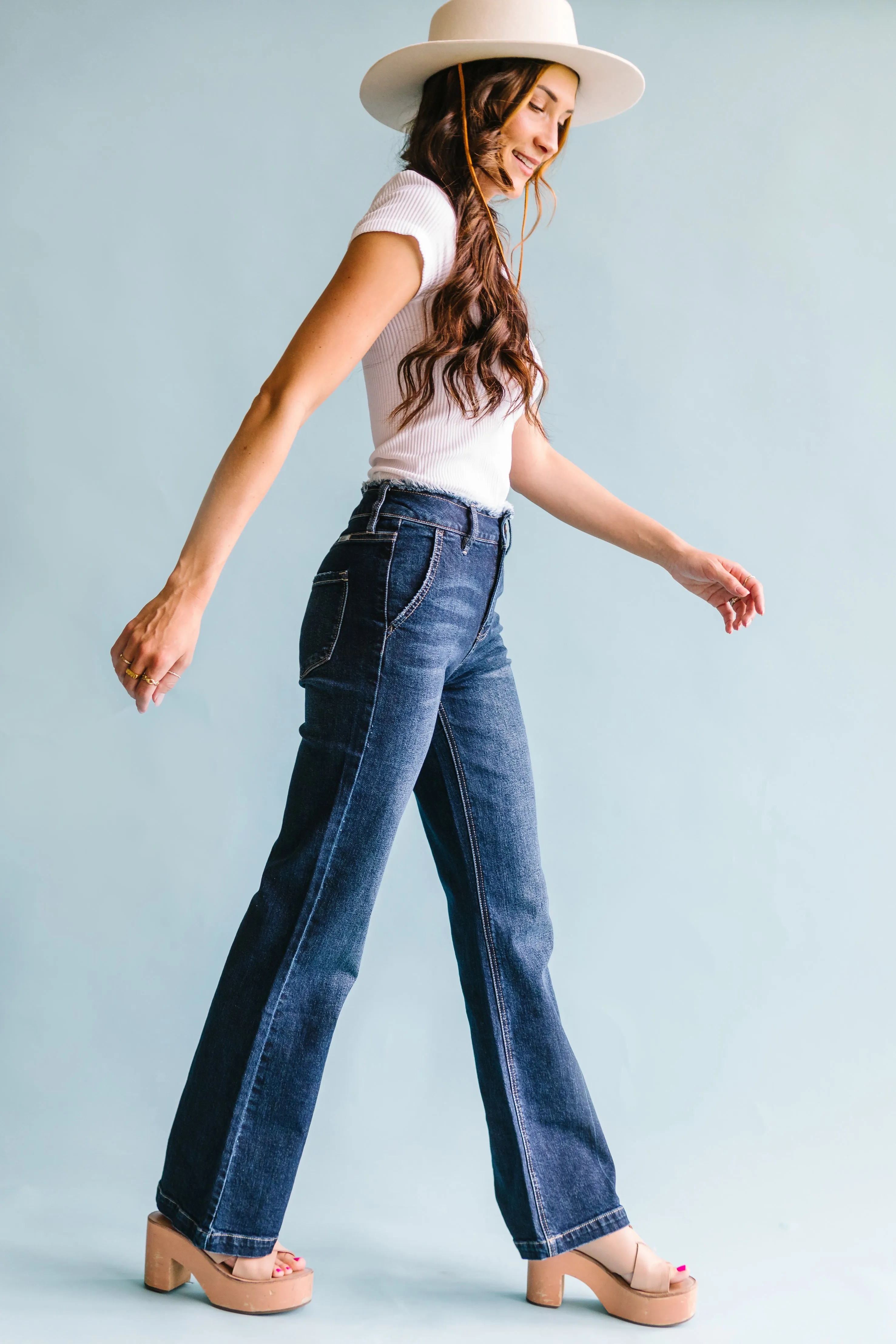 Miss Americana wide leg Flare Jeans by KanCan