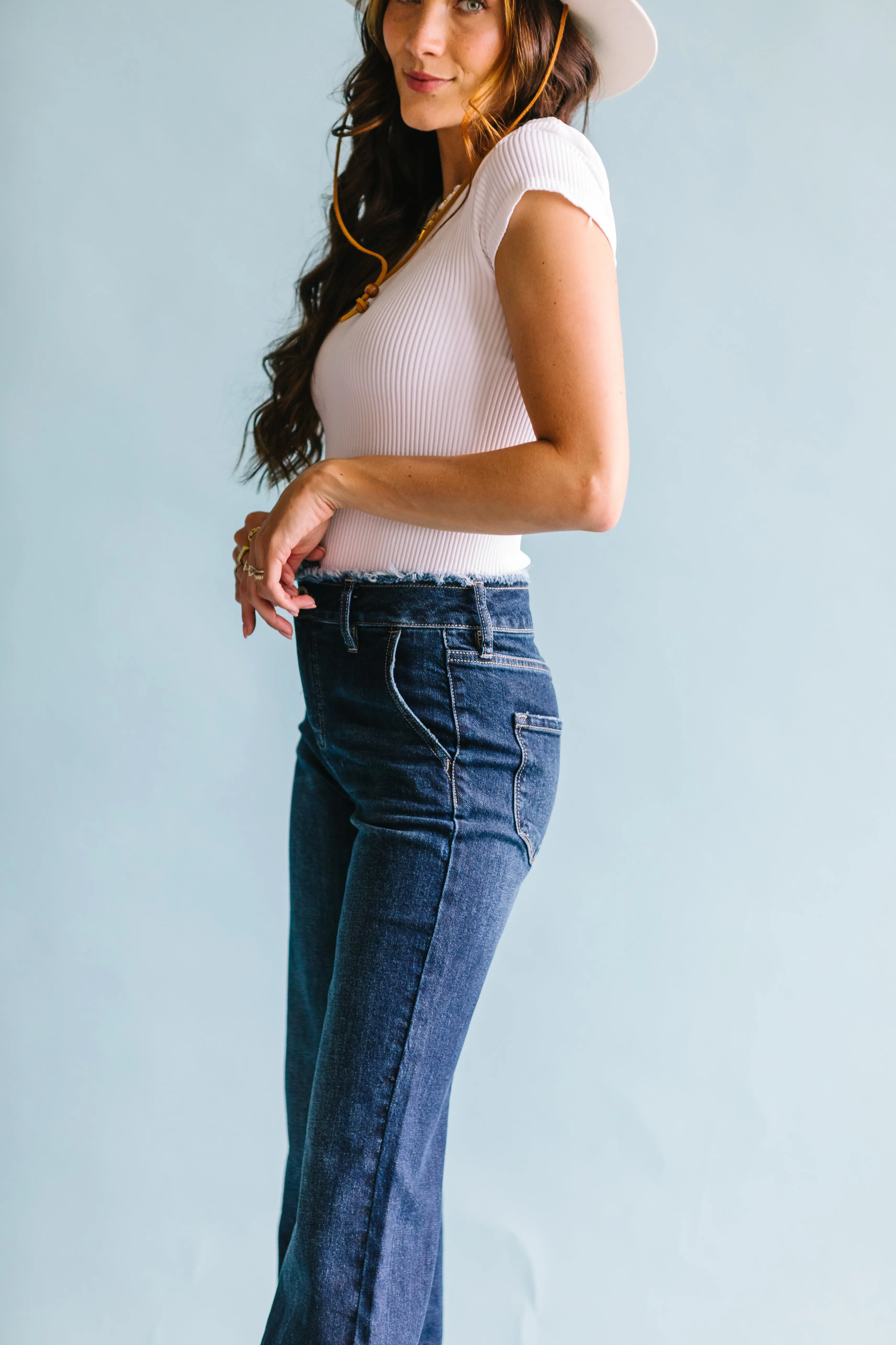Miss Americana wide leg Flare Jeans by KanCan
