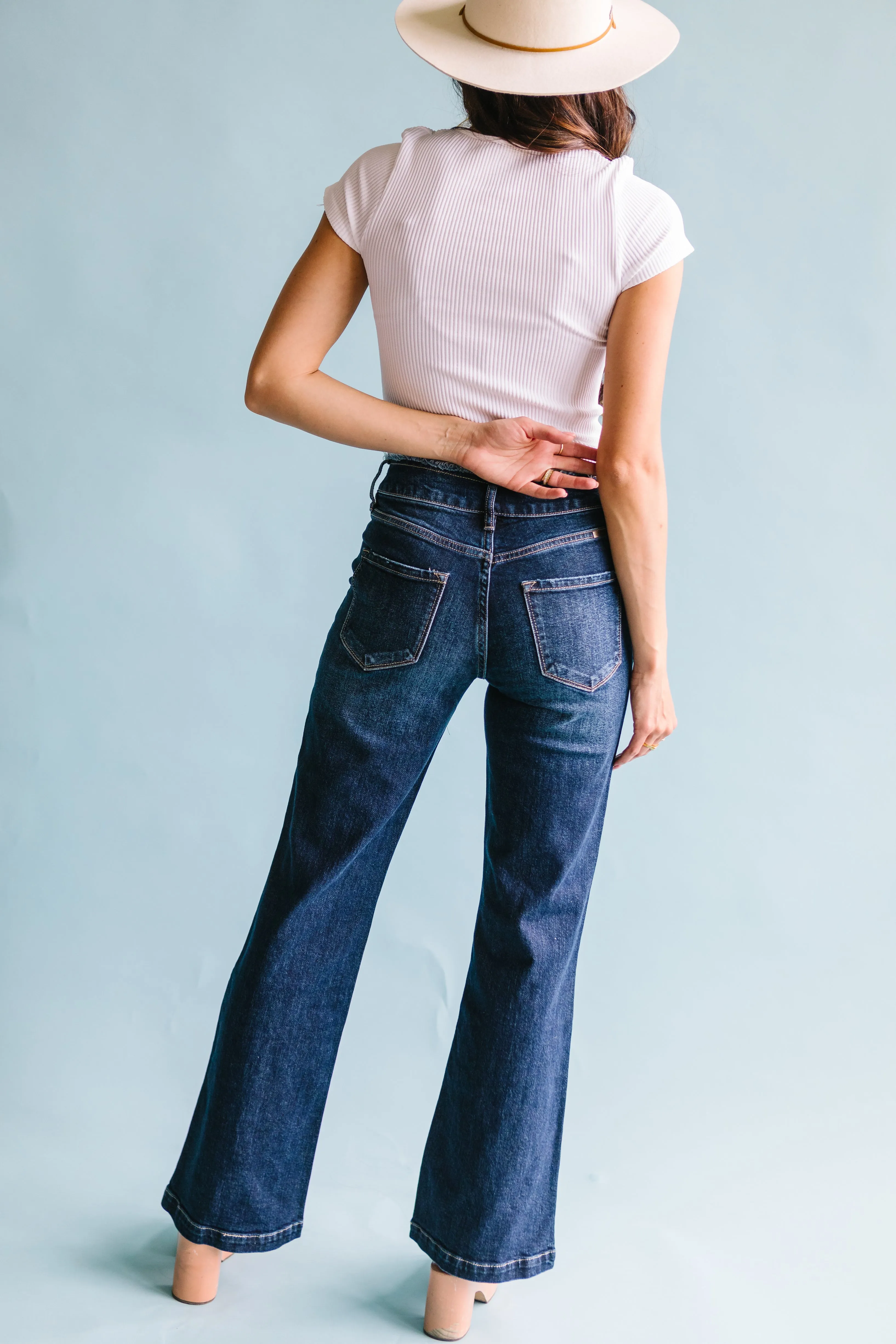 Miss Americana wide leg Flare Jeans by KanCan