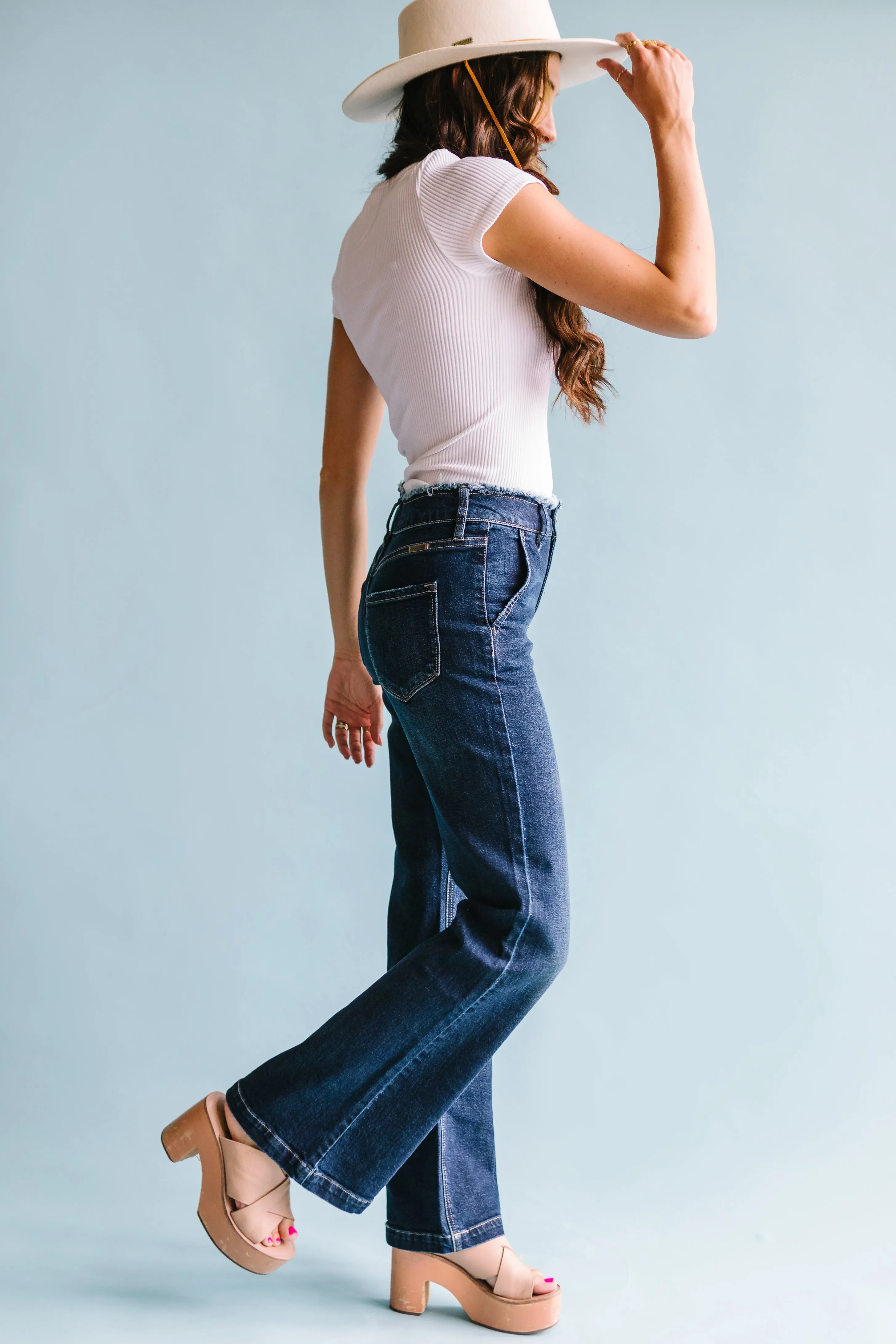 Miss Americana wide leg Flare Jeans by KanCan