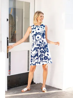 MOLLY dress Flower Buds Navy