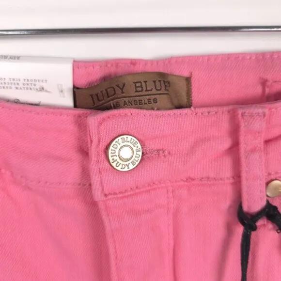 NWT JUDY BLUE GARMENT DYED HIGH WAIST Jeans JB88822C Wide Leg Raw Hem Size 11/30