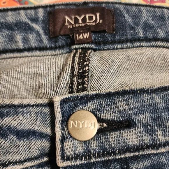 NYDJ Teresa Wide Leg Ankle Jeans | Size 14w