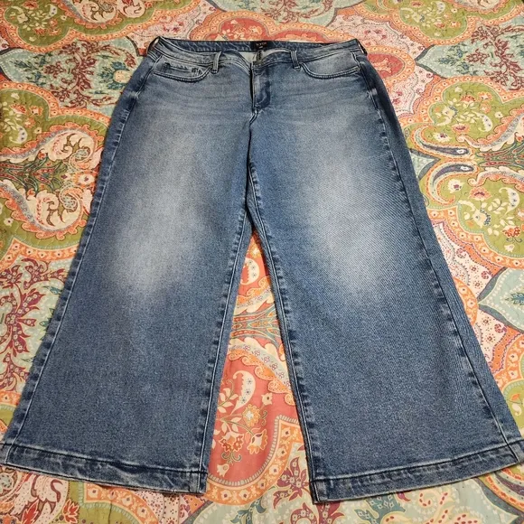 NYDJ Teresa Wide Leg Ankle Jeans | Size 14w