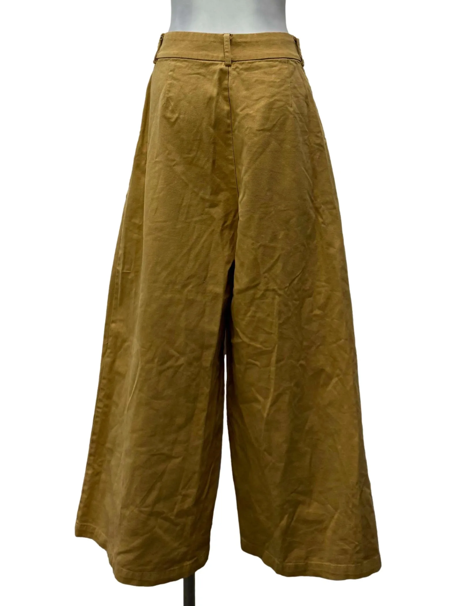 Peanut Brown Wide Leg Jeans