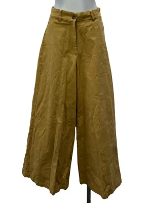 Peanut Brown Wide Leg Jeans