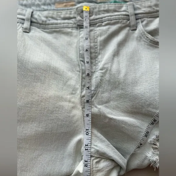 Pilcro by Anthropology Mid-Rise Slim Light Wash Boyfriend Jeans, Size 20W